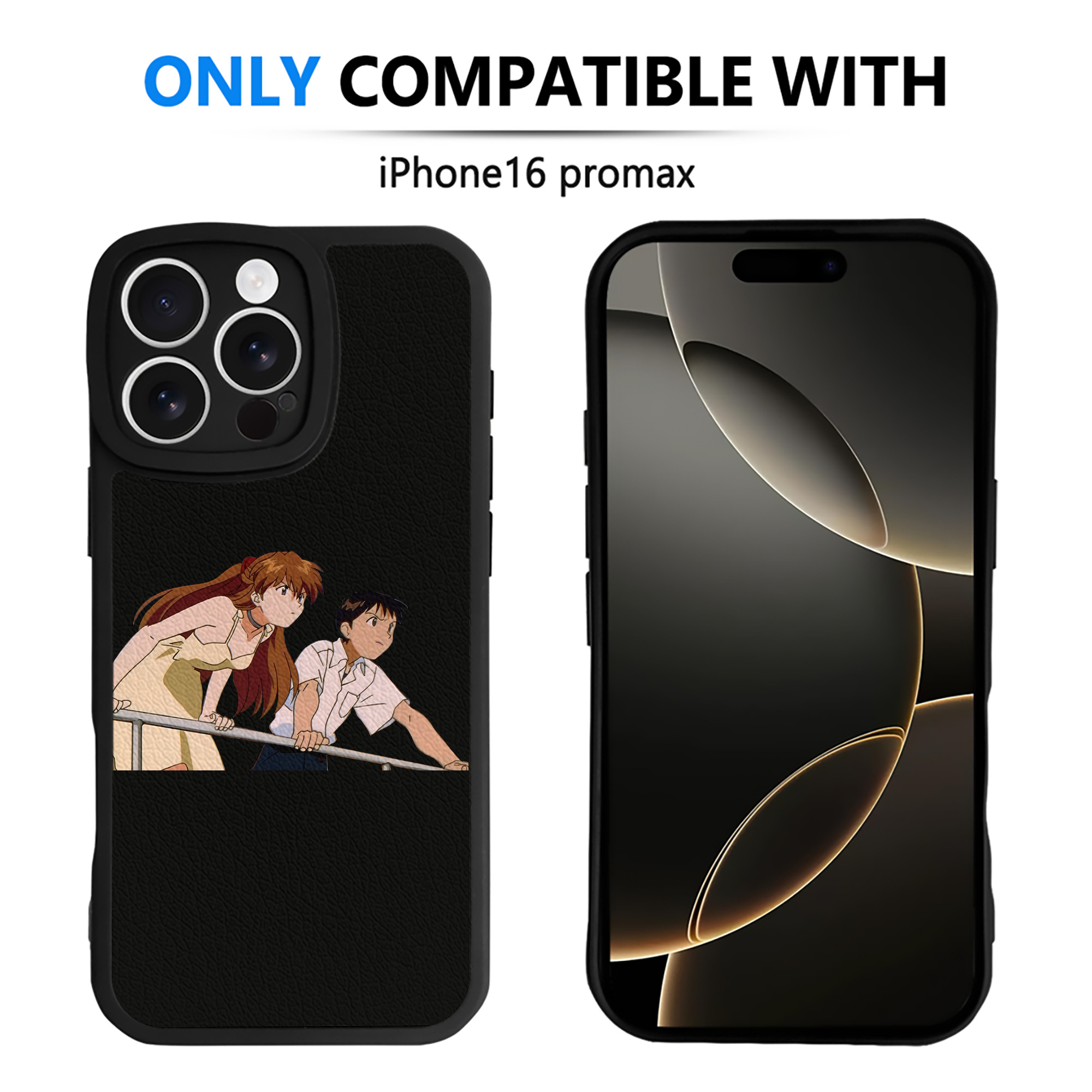 （画像用） EVA 新世紀エヴァンゲリオン 【iPhone 16シリーズ対応】シリコンスマホケース（レザー調） 材質：シリコン